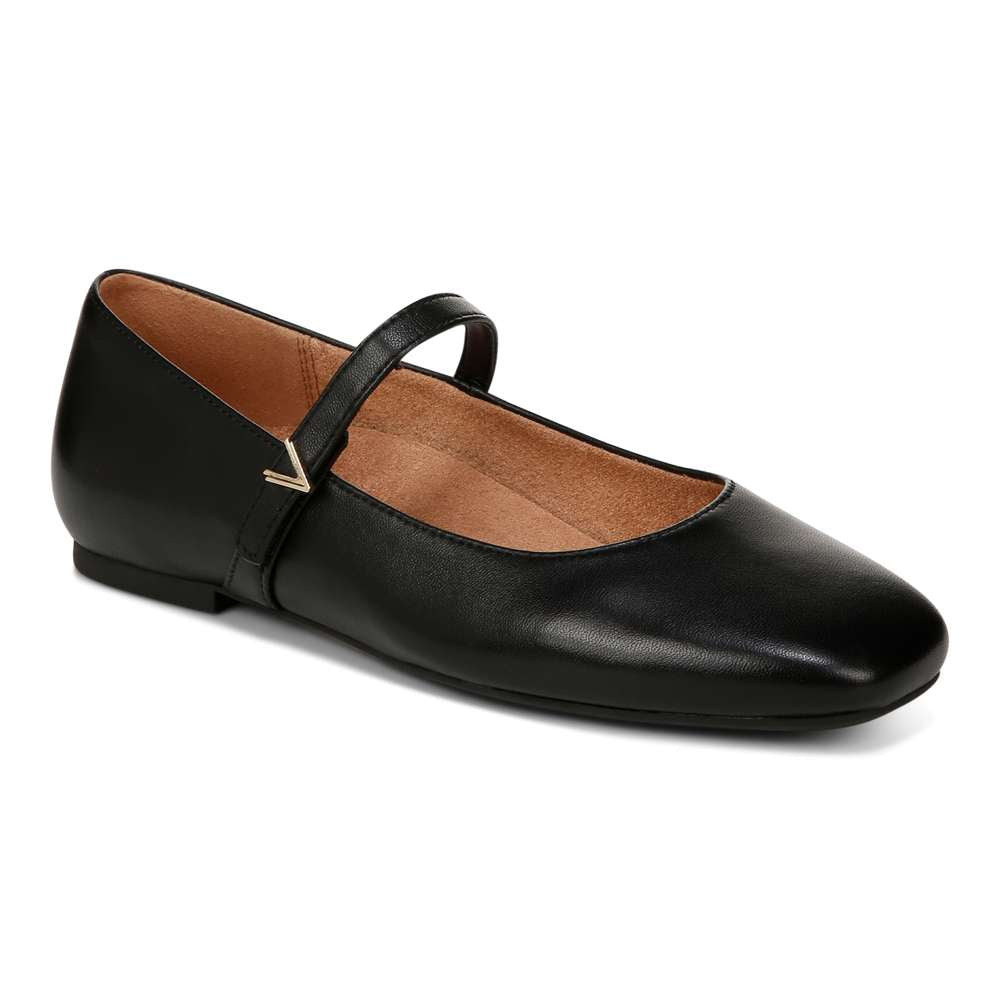 Alameda Mary Jane Flat - Black