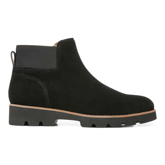 Brionie Chelsea Boot - Black Suede