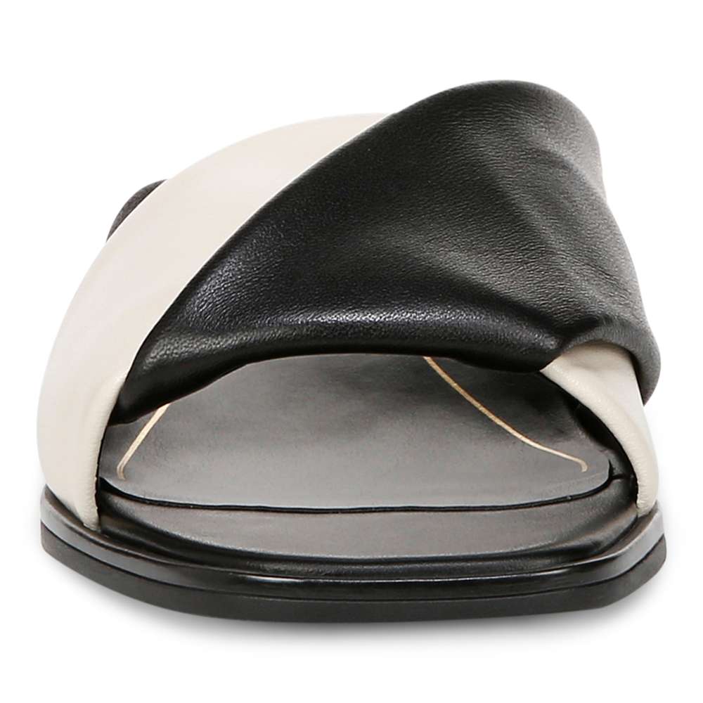 Miramar Slide Sandal - Black/Cream