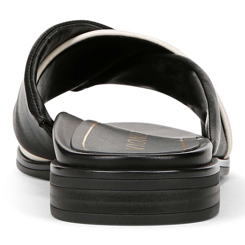 Miramar Slide Sandal - Black/Cream