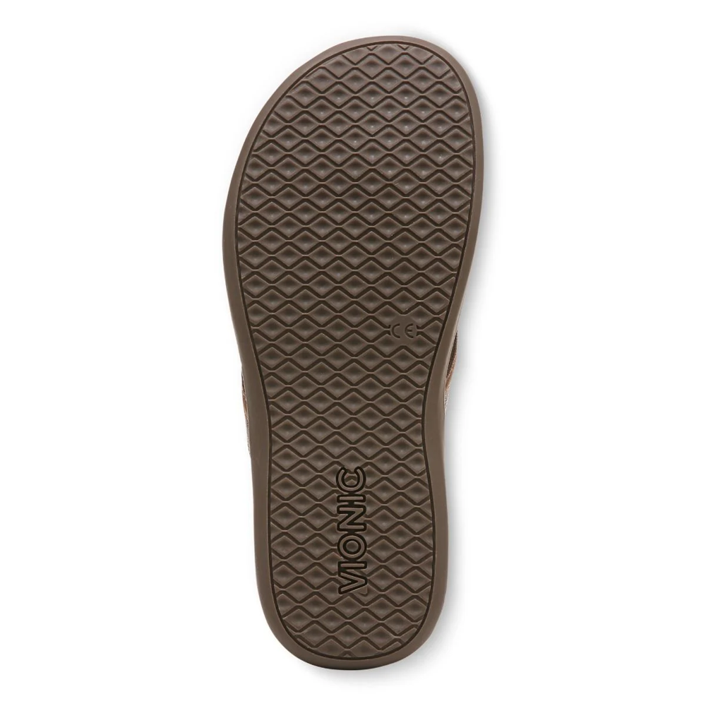 Tide Women's Toe Post Sandal - Bronze Metallic