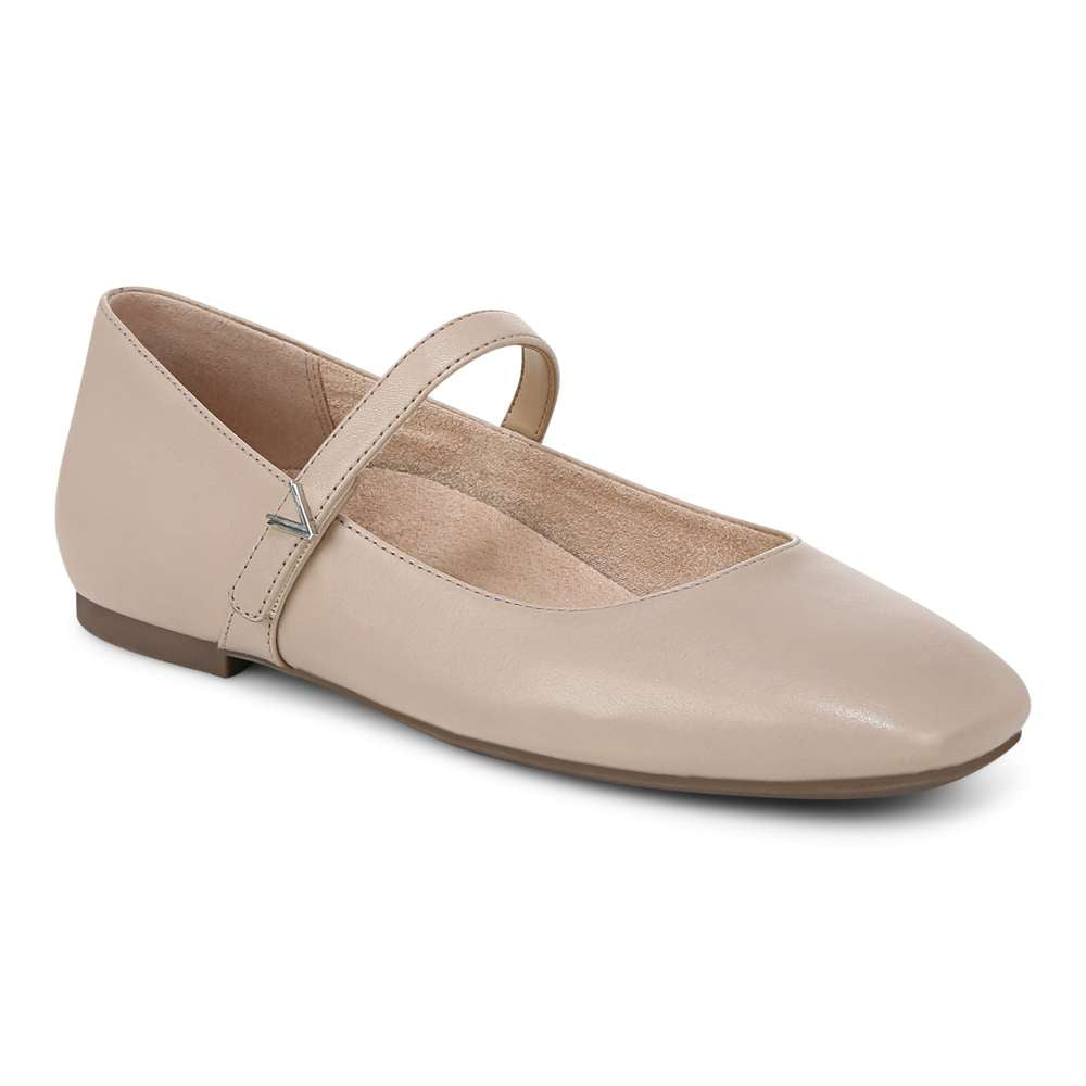 Alameda Mary-Jane Flat - Oatmeal