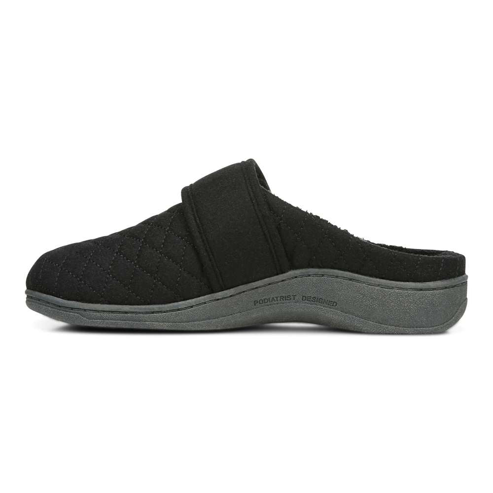 Carlin Mule Slipper - Black