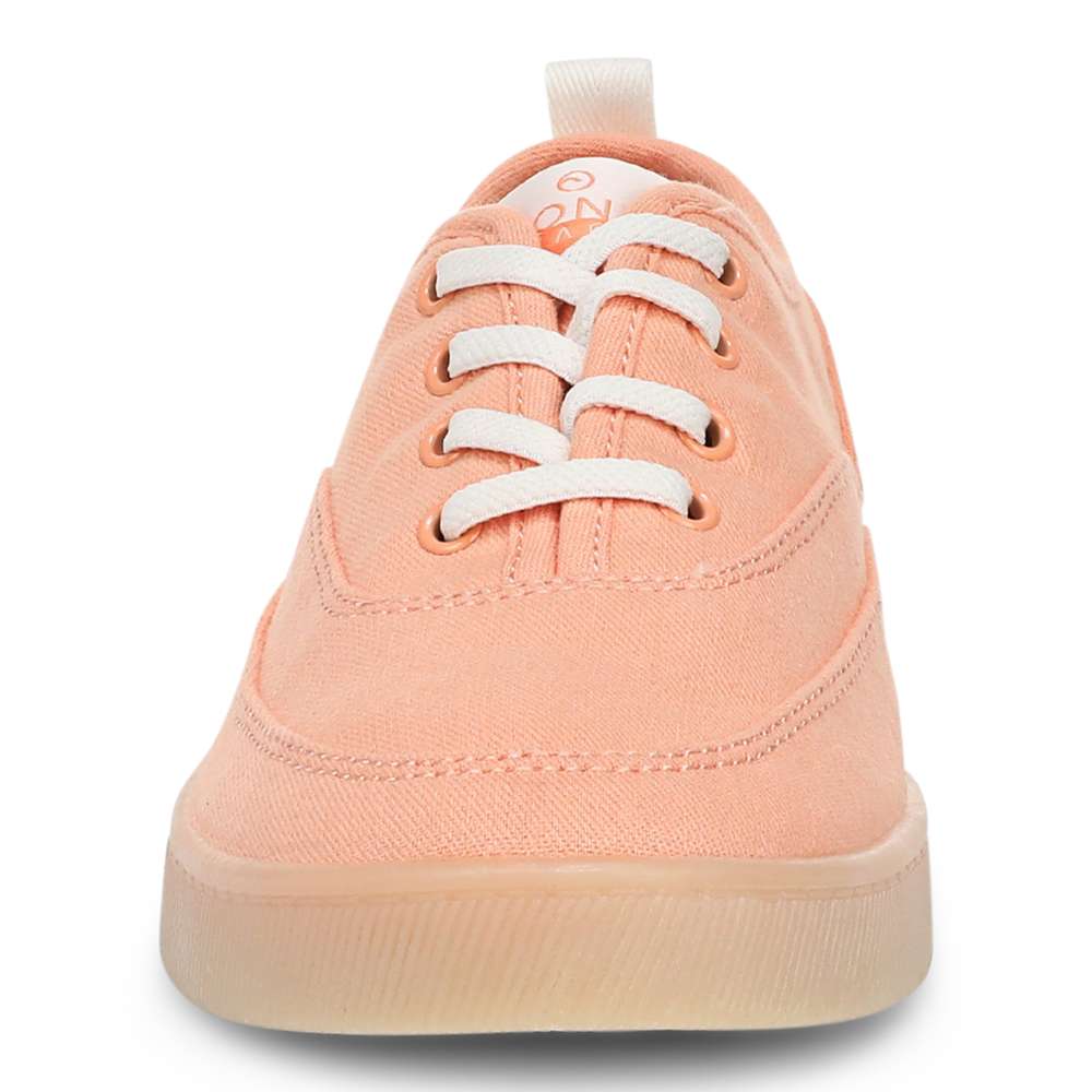 Cyan Slip-On Casual Sneaker - Shell Coral