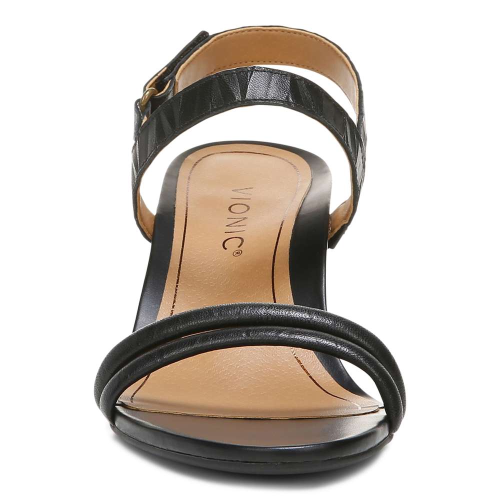 Emmy Wedge Sandal - Black