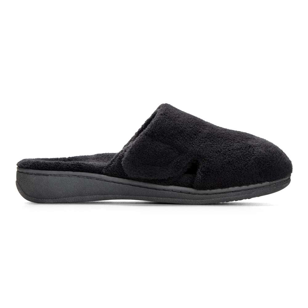 Gemma Mule Slipper - Black
