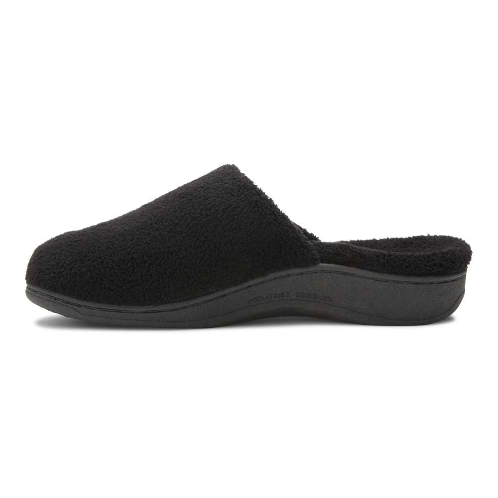 Gemma Mule Slipper - Black