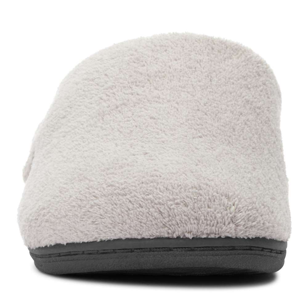 Gemma Mule Slipper - Light Grey