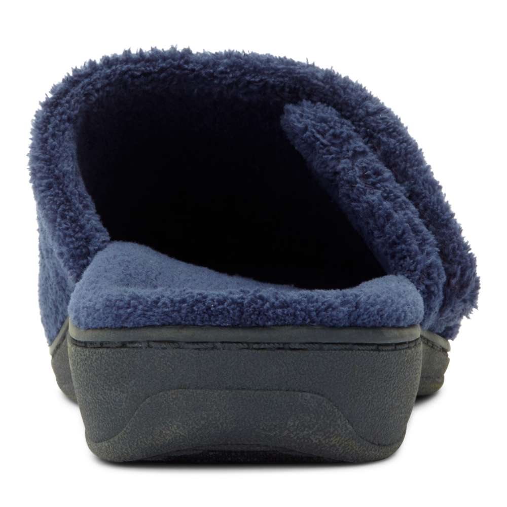 Gemma Mule Slipper - Navy