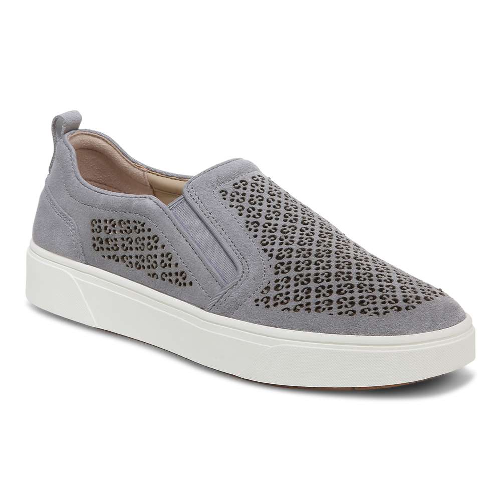 Kimmie Perf Slip-On Sneaker - Slate