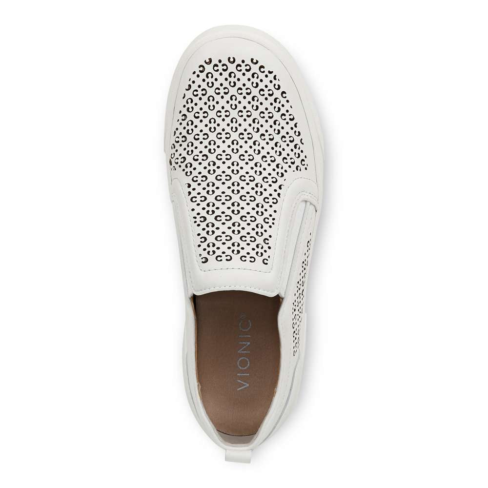 Kimmie Perf Slip-On Sneaker - White