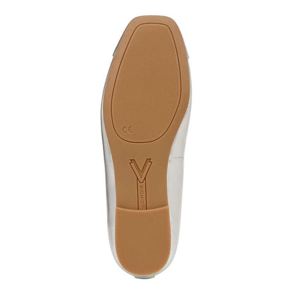 Klara Flat - Silver Leather