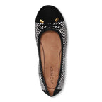 Minna Ballet Flat - Black/White