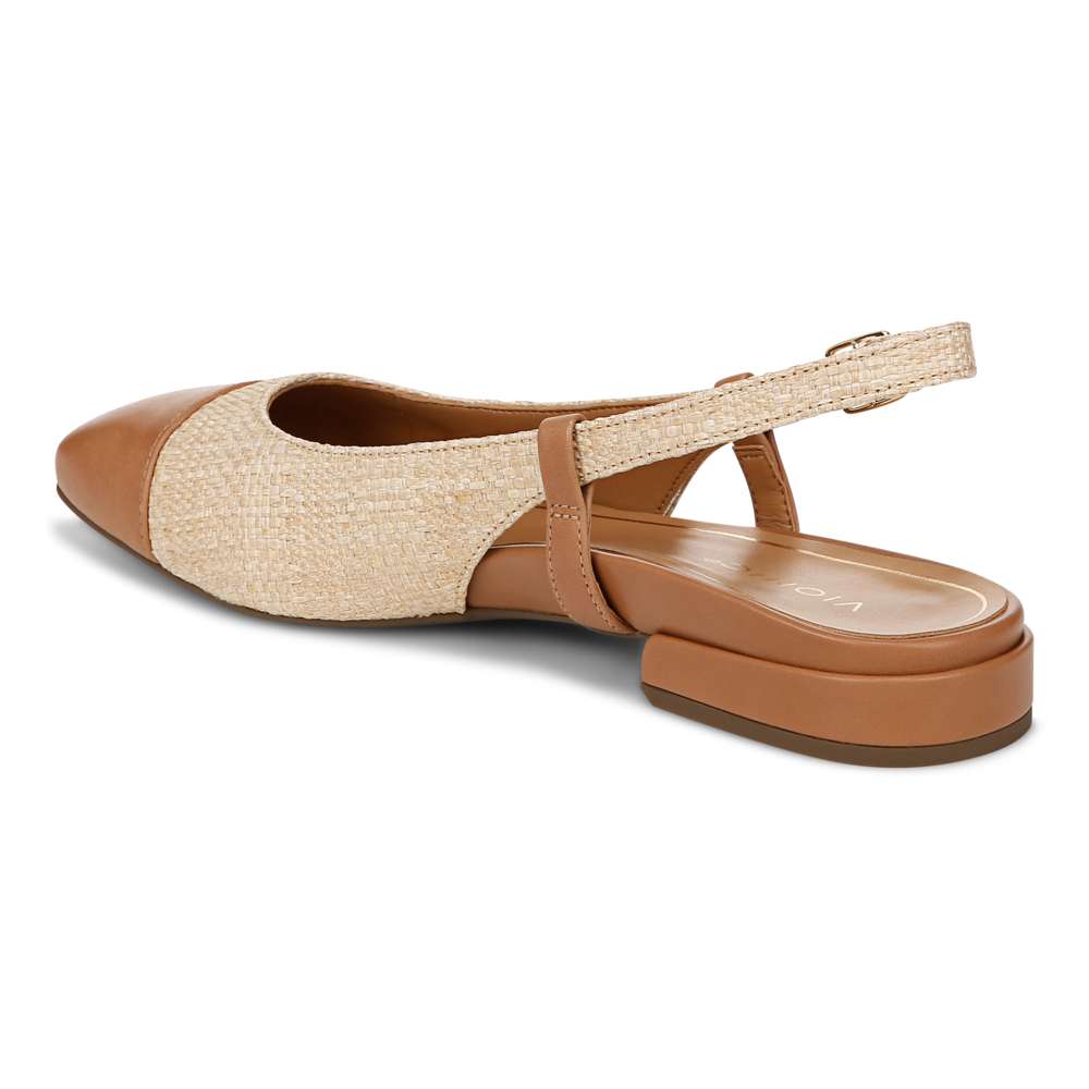Petaluma Slingback Flat - Natural