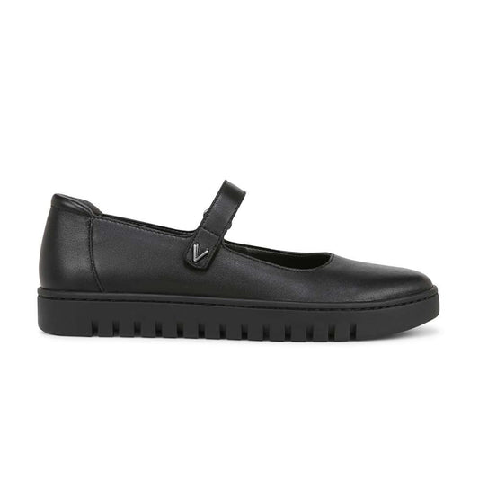 Uptown Maryjane - Black Leather