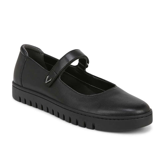 Uptown Maryjane - Black Leather