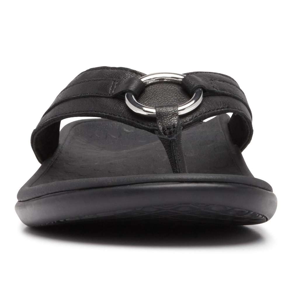 Tide Aloe Toe Post - Black