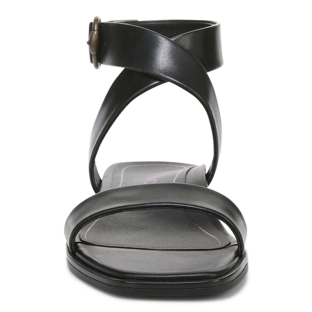 Anaya Sandal - Black Leather