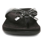 Bella Toe Post Sandal - Black Tile