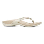 Bella Toe Post Sandal - Cream Botanical