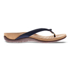 Bella Toe Post Sandal - Navy Lizard