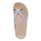 Bella Toe Post Sandal - White Tile