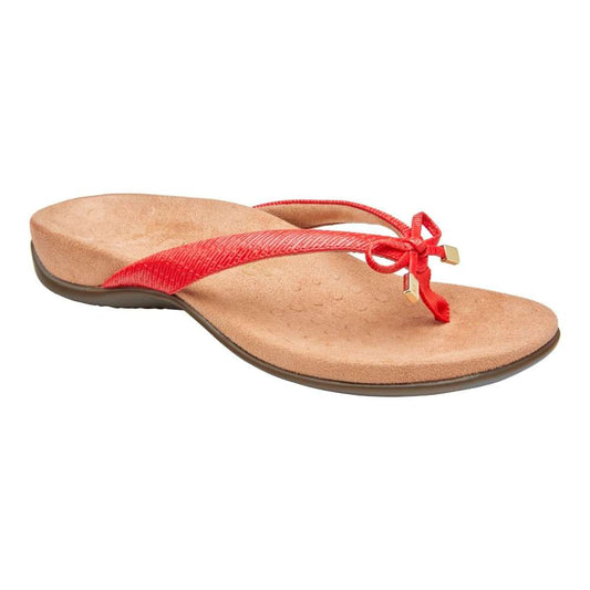 Bella Toe Post Sandal - Cherry Woven