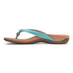 Bella Toe Post Sandal - Teal Woven