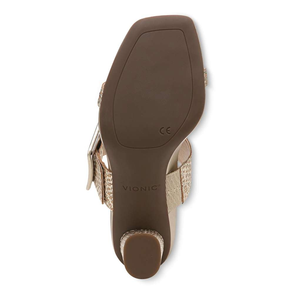 Brookell Heeled Sandal - Gold
