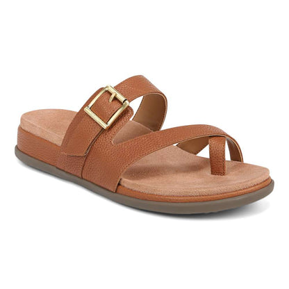 Carmela Slide Sandal - Tan