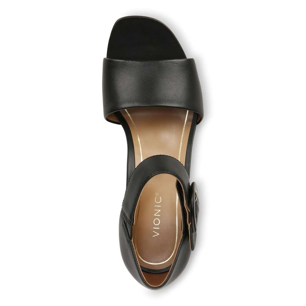 Chardonnay Heeled Sandal - Black