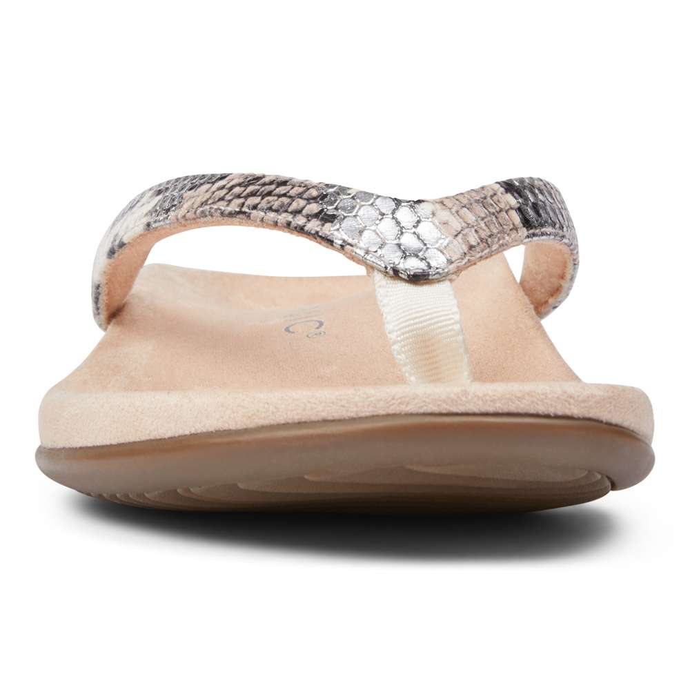 Dillon Toe Post Sandal - Boa Metallic