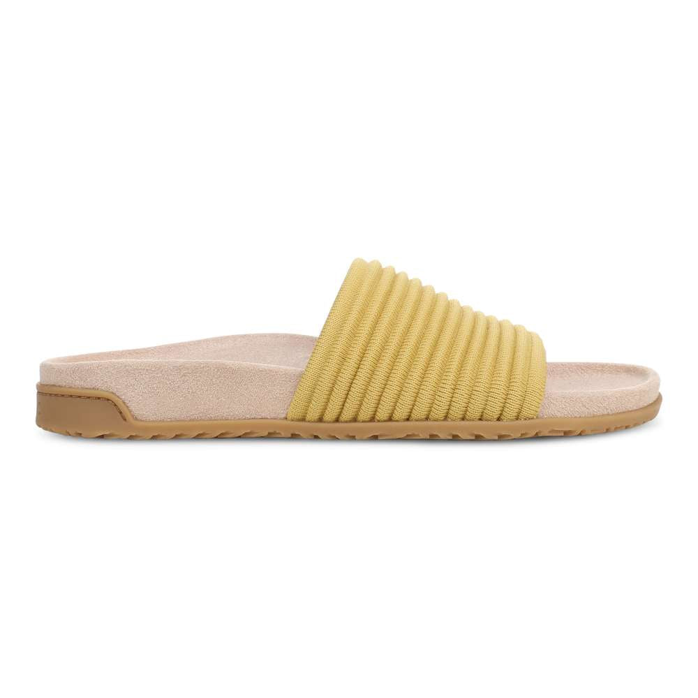 Evie Knit Slide - Dijon