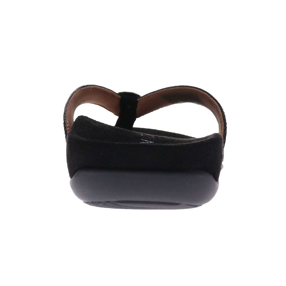 Hilda Toe Post Sandal - Black