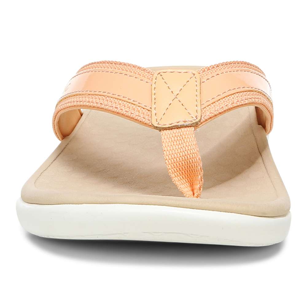 Islander Toe Post Sandal - Apricot