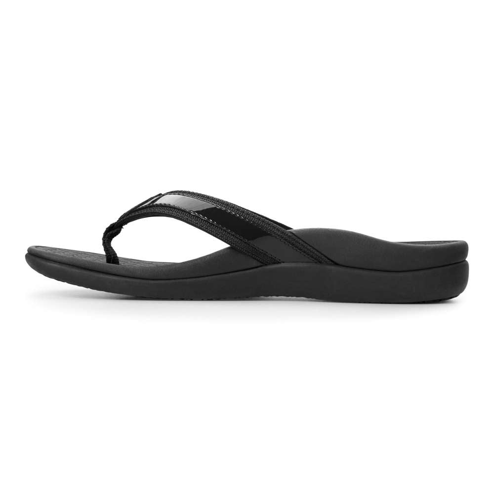 Islander Toe Post Sandal - Black