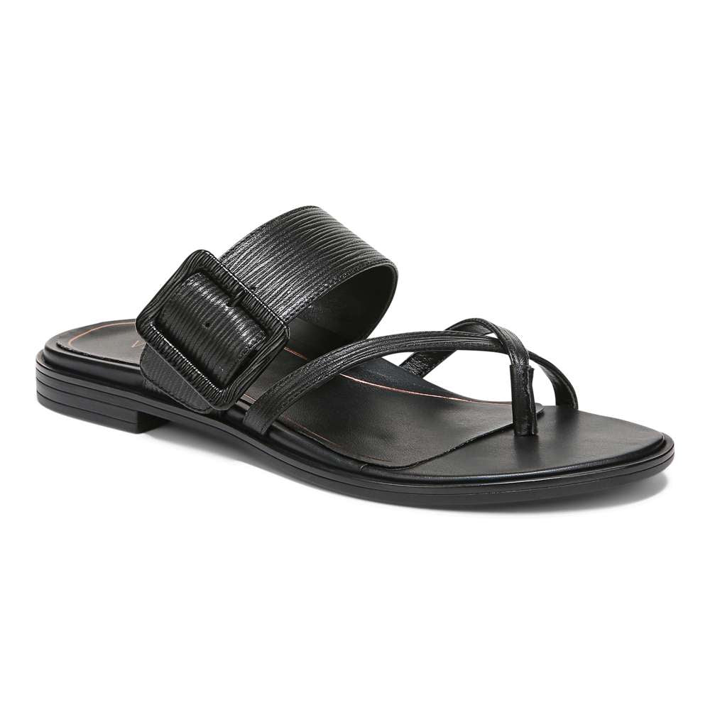 Julep Sandal - Black Wavy