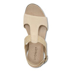 Kaytie Wedge Sandal - Semolina