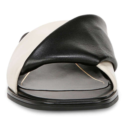 Miramar Slide Sandal - Black/Cream