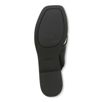 Miramar Slide Sandal - Black/Cream