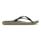 Noosa Print Toe Post Sandal - Leopard Black