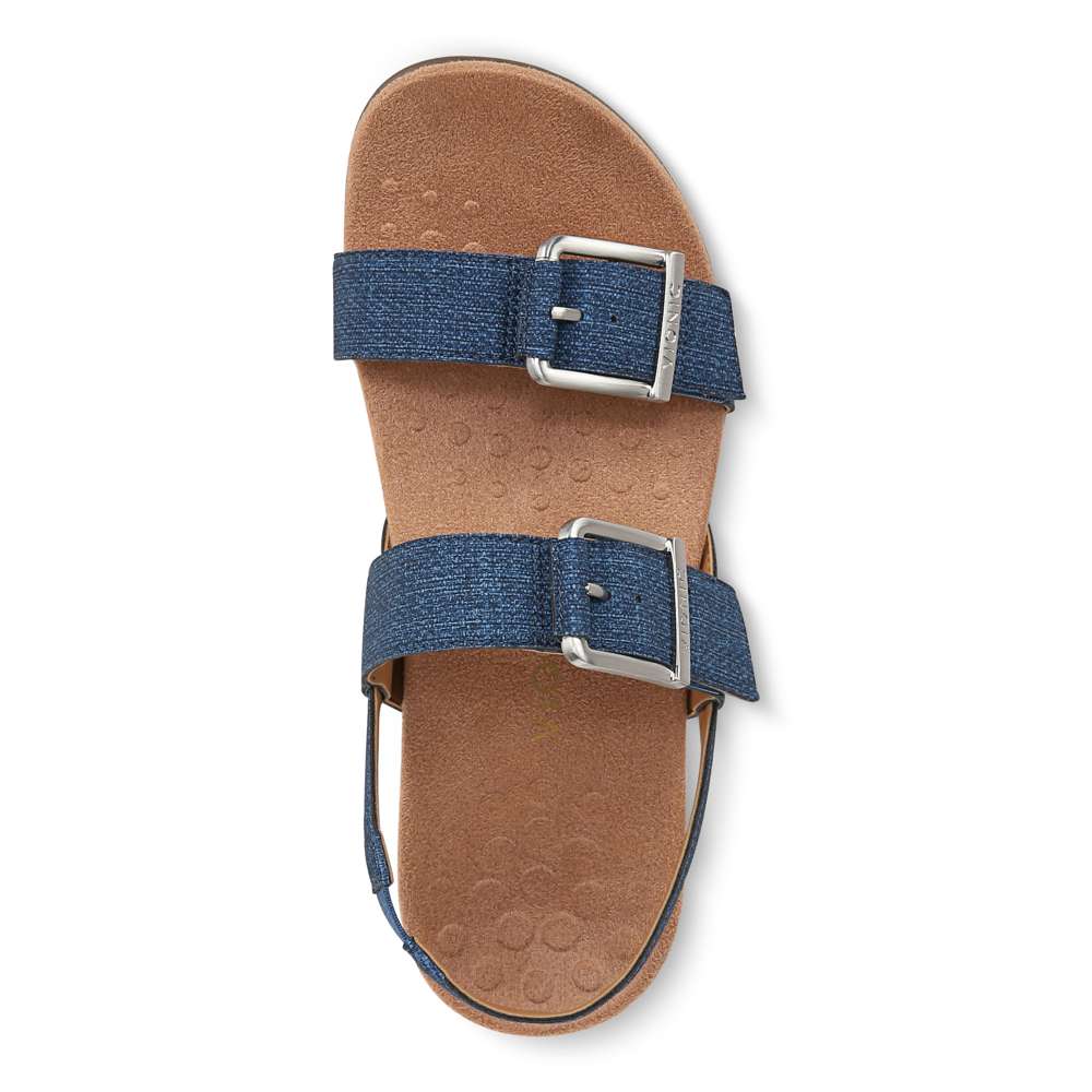 Reese Backstrap Sandal - Denim