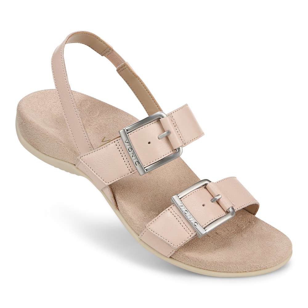 Reese Back Strap Sandal - Cameo Rose