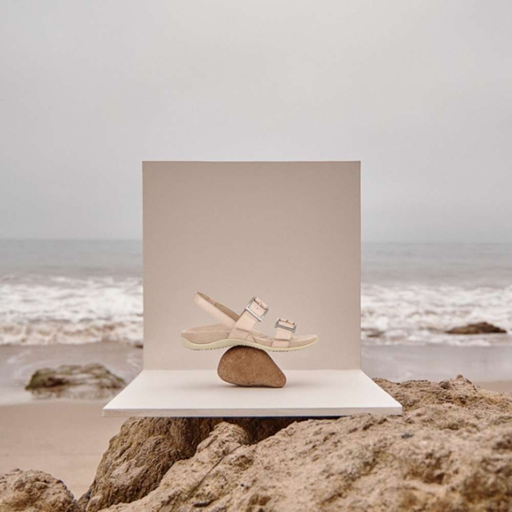 Reese Back Strap Sandal - Cameo Rose