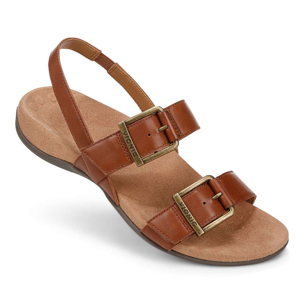 Reese Back Strap Sandal - Tan