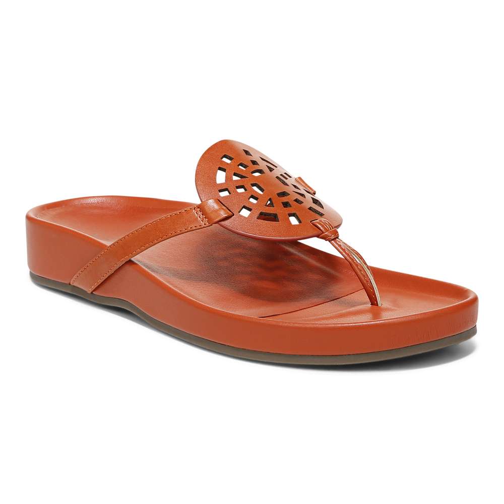 Solari Toe Post Sandal - Clay