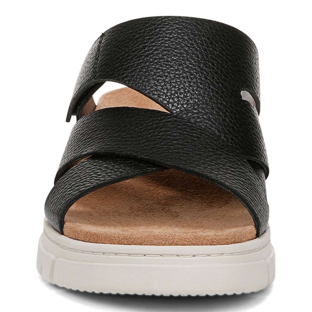 Uptown Sunset Wedge - Black Tumbled