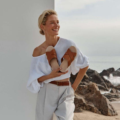 Uptown Sunset Wedge - Tan