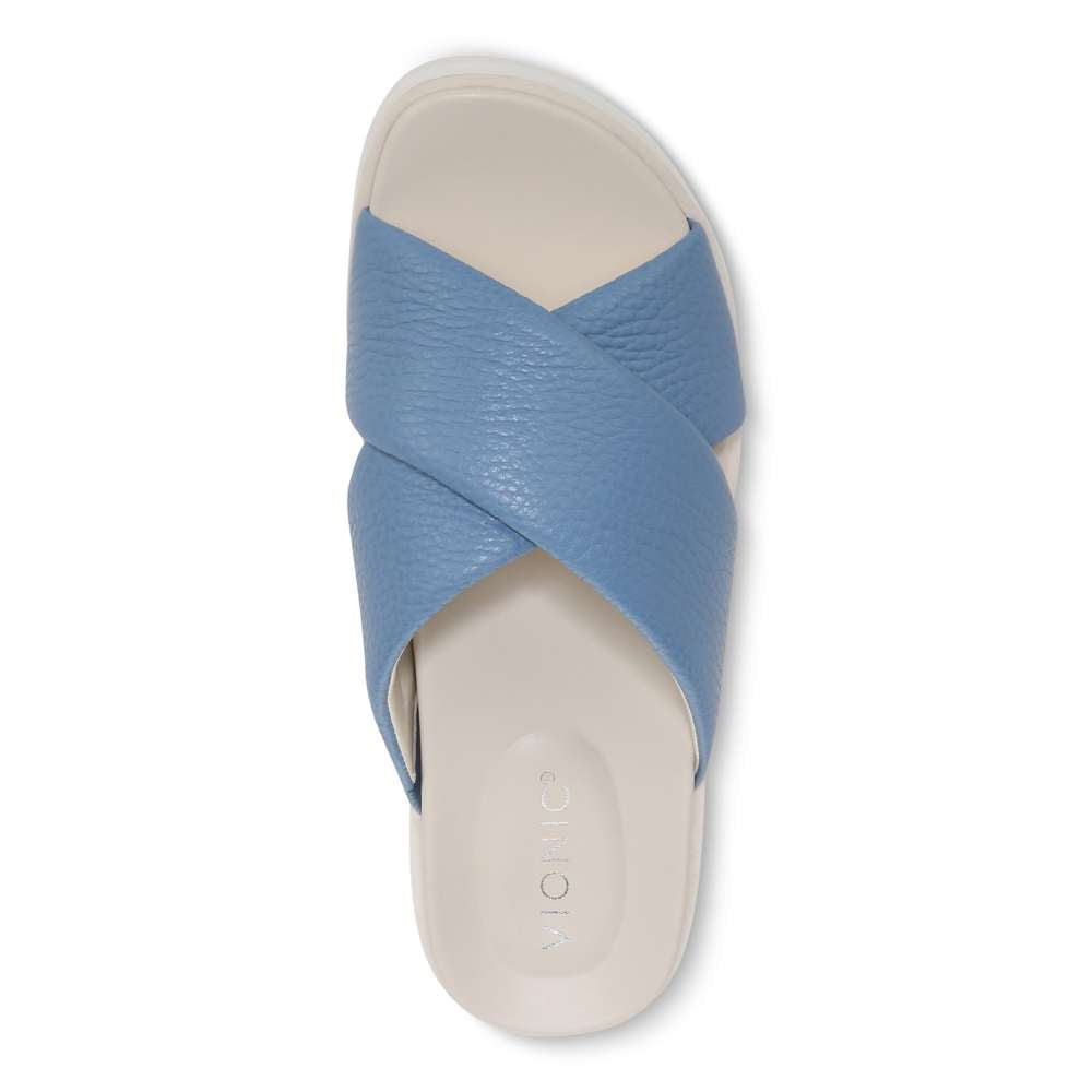 Vesta Flatform Lug Sandal - Blue Shadow