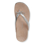 Bella Toe Post Sandal - Aluminium